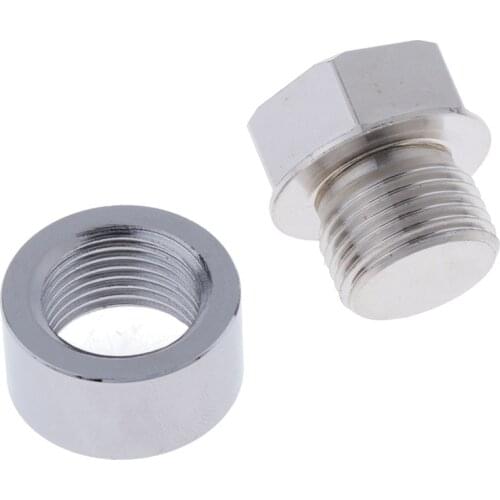 New M18X1.5 Car Exhaust Weld-in Oxygen Sensor O2 Bung & Plug - 25mm Thread