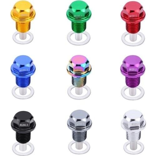 NS Modify Car Parts Magnetic Oil Sump Nut Oil Plug Nut Magnetic Magnetic Oil Plug Nut M12*1.25 M12*1.5 M12*1.75 M14.1.25 M14*1.5