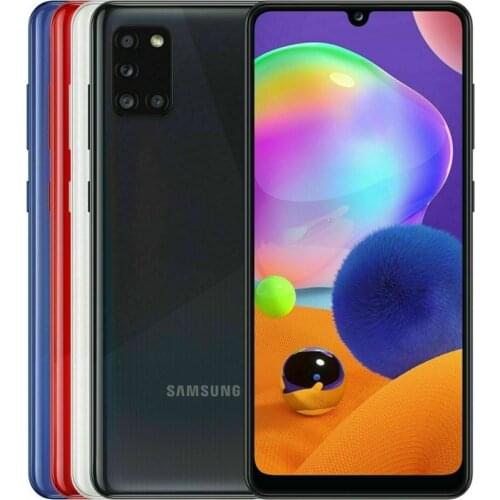 Samsung Galaxy A31 A315FD 90% New Cell Phone Dual SIM Global Version 6.4" 4+64GB ROM Octa Core 4 Camera Exynos Fingerprint NFC