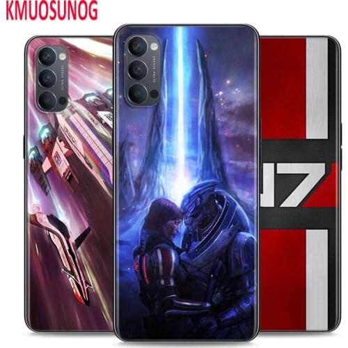 Silicone Cover N7 Mass Effect for OPPO Reno 4 3 Pro 10X Zoom 2 Z F ACE X2 Pro 5G A5 A9 2020 Phone Case