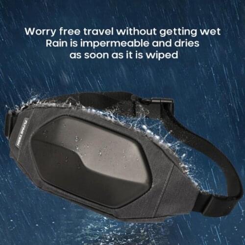 Unisex Sports Chest Bag Hard Shell Travel Sling Bag Waterproof Messenger Bags USB Charging Crossbody Bag Short Trip Shoulder Bag