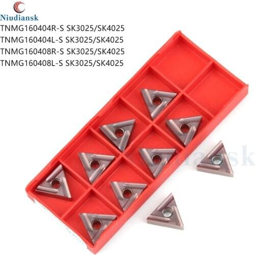 TNMG160404 TNMG160408L-S TNMG160408 TNMG160404R-S SK3025 SK4025 High Quality Carbide Insert External Turning Tool CNC Lathe Tool