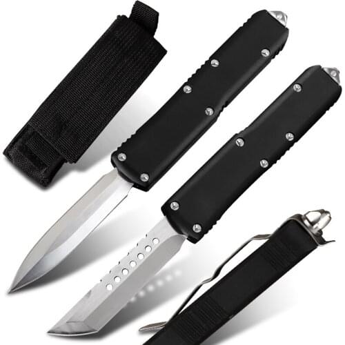 Outdoor multifunctional folding knife cool sword UT85 micro knife fixed blade T6061 handle tactical knife self-defense EDC tool