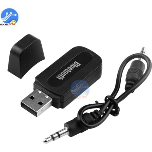 USB Bluetooth Wireless Audio Receiver Adapter 3.5mm AUX A2DP Music Jack for Android/IOS Mobile Phone Car