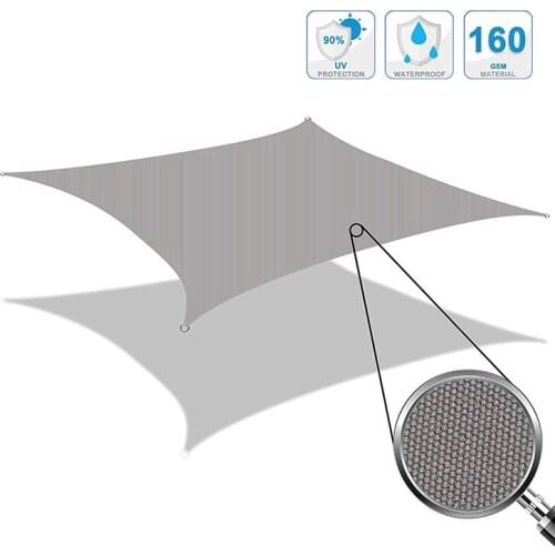 Waterproof Sun Shelter Sunshade Protection Shade Sail Awning Camping Shade Cloth Outdoor Canopy Garden Patio