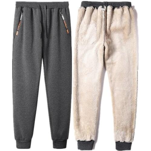 High Quality Winter Thick Warm Fleece Cotton Sweatpants Men Hip Hop Joggers Sportswear Casual Track Pants Trousers Plus Size 8XL