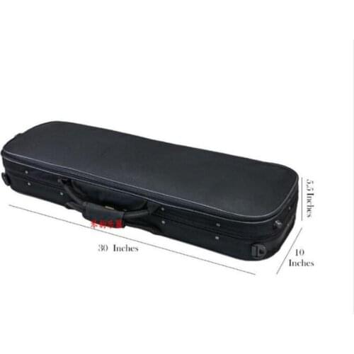 High-end two-face violin case waterproof and moisture-proof Oxford cloth with hygrometer shoulder strap size complete