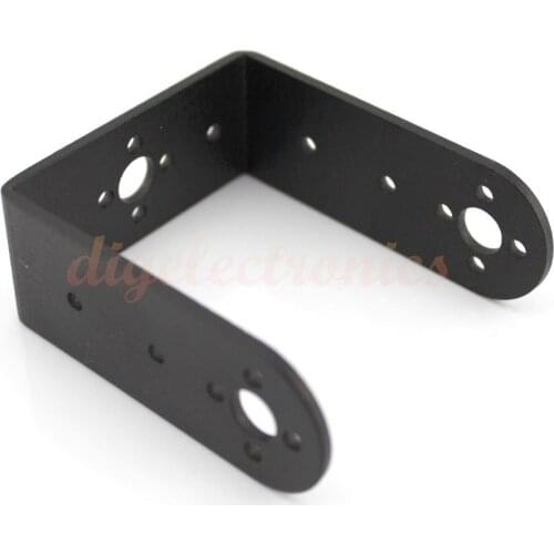 10pcs/lot Multi-function Steering Gear Pan Aluminum U-shaped Bracket For MG995/996 PTZ Robotic Arm Manipulator Accessories