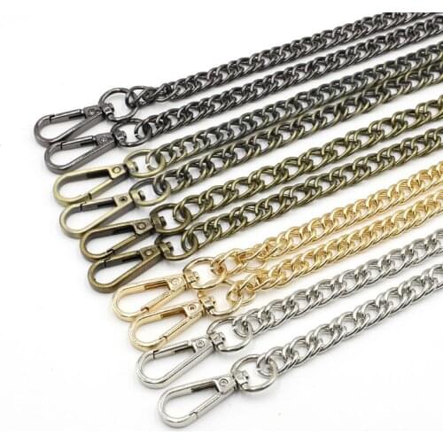 120cm DIY Chain Strap Handbag Chains Accessories Purse Shoulder Crossbody Replacement Straps with Metal Buckles