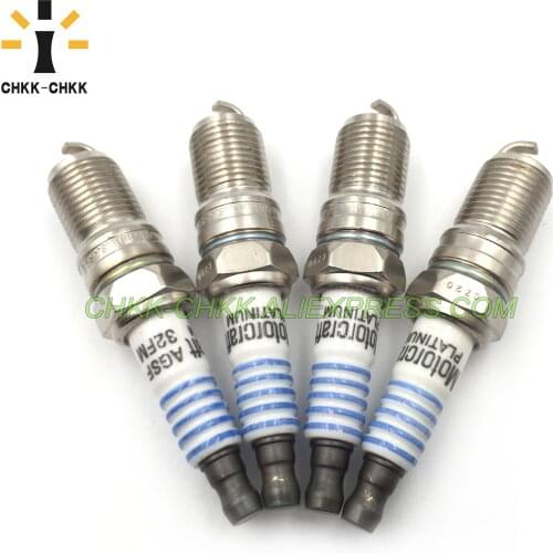 4PCS CHKK-CHKK OEM SP-432 AGSF32FM Iridium Spark Plug for Ford Taurus Ranger Mercury SP432