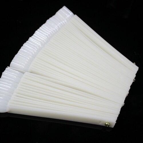 50 Colors 13x9cm Nail Art Design Board Nail Tips Board Nails Practice Natural Ivory Color DIY Tools Perfect For Nails Art