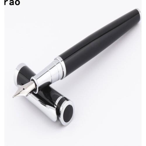 Baoer 3035 Black Business office Medium nib Fountain Pen New