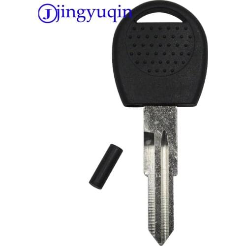 Jingyuqin 10PS Blank Transponder Car Key Shell Case Cover Fob for Chevrolet New Sail (can install chip)