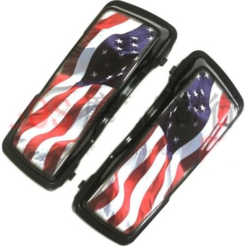 For Harley TOURING Road King Electra Glide Street Glide Road Glide 2014-2019 Motorcycle Side box cover Sticker Decal