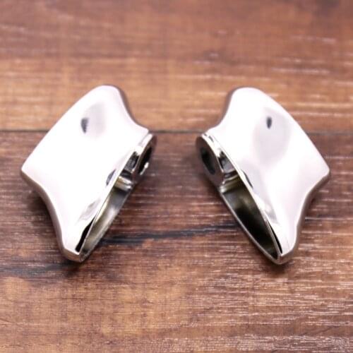 Rear Chrome Short Turn Singal Brackets For Harley 08-13 Dyna Fat Bob FXDF& Sportster Model