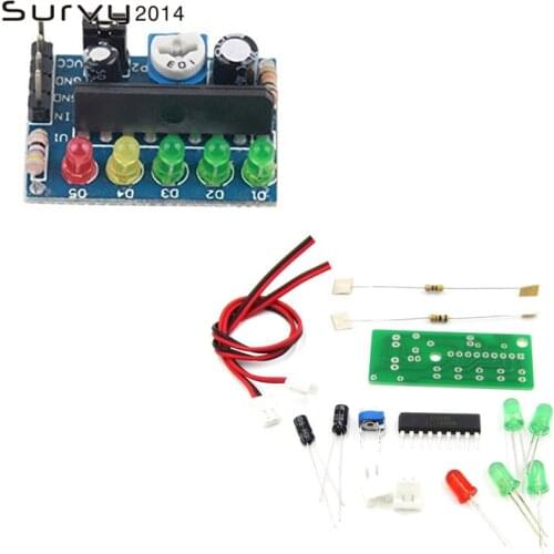 Audio Level Indicator Power Level Indicator Level Indicating Module KA2284 3.5V-12V Controller AC DC Pcb Board
