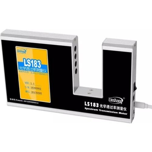 LS183 Spectrum Transmission Meter UV IR Transmission Meter test film glass window tint with 940 IR 365 UV 380-760nm VL