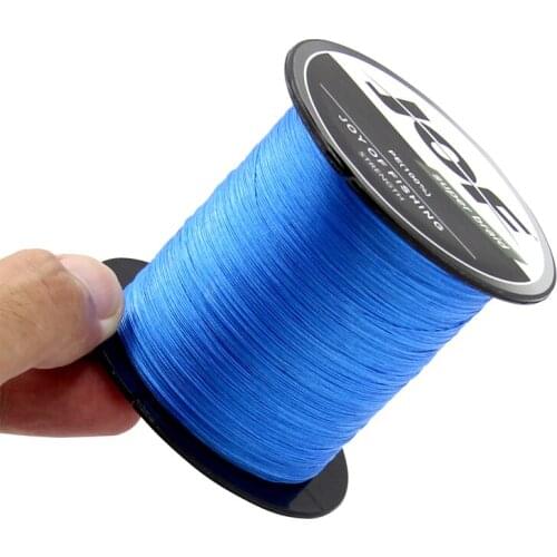 JOF braided wire fishing line 8 Strand super pe never faded black color 300M thread fishing tackle cord Strength 20-88LB