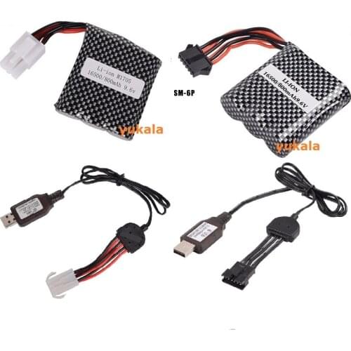 9.6v Li-ion Battery for 9115 9116 S911 S912 RC Car Truck Spare Upgrade 9.6V 800mah 9115 9116 Rechargeable battery for toys Car