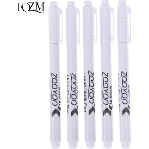 1/3Pcs White Liquid Chalk Pen Marker Chalkboard Blackboard Liquid Ink Pen Used On Chalkboard Window Erasable 13.5cm