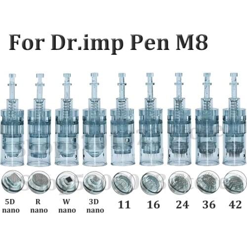 11Pin /16Pin /24Pin/36Pin/42Pin/5D Nano Round Bayonet Cartridge Needle Tattoo Micro Replacement Dr.imp Pen M8 Micro Needle 50pcs