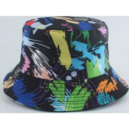 Bucket Hat Men Women Summer Sun Beach UV Protection Hiphop Reversible Breathable Holiday Accessory Teenagers Outdoor Cap