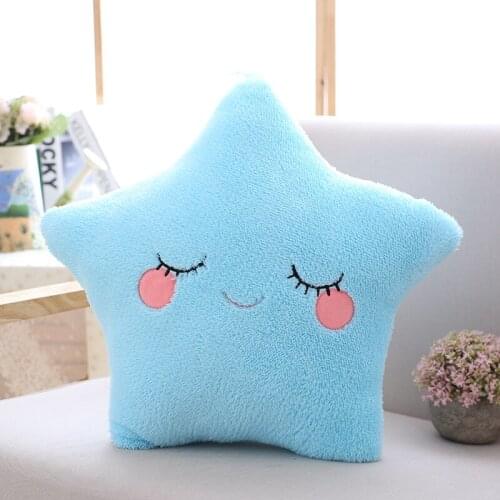 45*40cm Lovely Cute Super Soft Star Cushion Pillow Plush Toy For Sofa Bed Chair Home Decoration