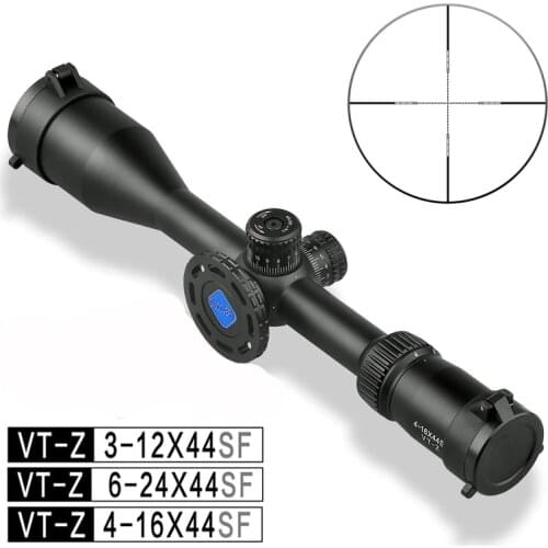 3-12 4-16 6-24 Rifle Scopes Discovery Classical Models with Stable Quality Side Parrallax wheel 25.4MM Tube Wired Reticle