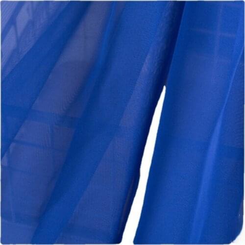 Width 59'' Encrypted Ultra Thin Solid Color 30D Tencel Chiffon Fabric By The Yard For Hanfu Shirt Material