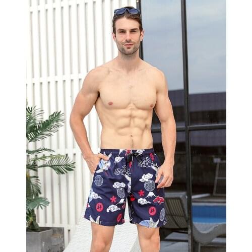 New Pocket Swimming Shorts For Men Swimwear Man Swimsuit Swim Trunks Quick Dry Summer Bathing Beach Wear Surf Boxer Brie 881