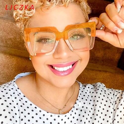 Oversized Cat Eye Sunglasses Woman 2021 Square Pearl Sun Glasses Female Rectangle Gradient Shades lunette de soleil femme UV400