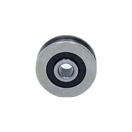 H Groove Bearing ( 2PCS ) 10*37*12*14 mm Steel Bearing Rollers H5/2.5 H6/2 H6/3 Slide Guide Bearings U Wheel Pulley