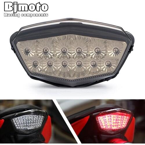 12V Motorcycle Integrated Rear Tail Brake Light LED Turn Signal Light For For Kawasaki Ninja 250 R 2008 2009 2010 2011 2012