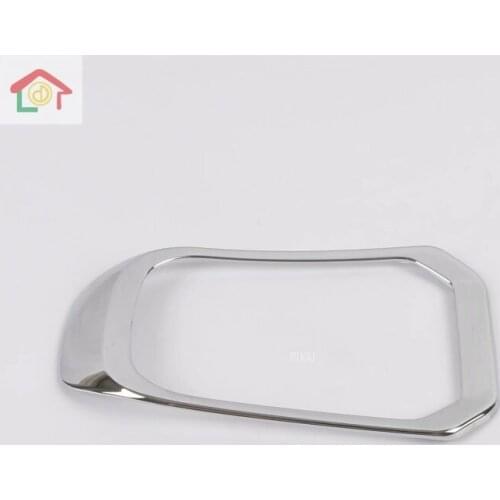 Interior Gear panel Cover sticker for Citroen C-Elysee/Peugeot 301 2014-9 Car styling 1 PCS ABS Chrome Cover Stickers
