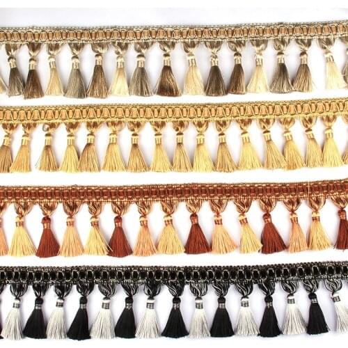 6 meter per bag Tassel curtain fringe curtain trim decoration fringed curtain lace trim
