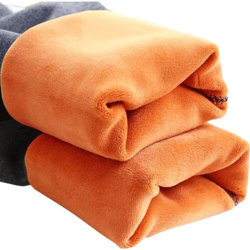 Women Clothing High Waist Leggings Maternity Clothes Winter Leggings Thickened With Velvet Pregnant Women Trousers Warm Pants