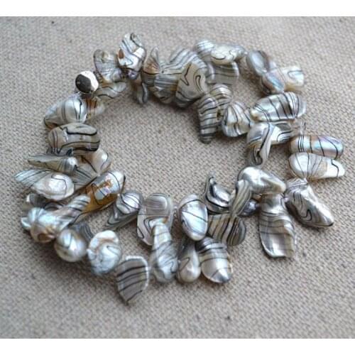 Stunning Pearl Jewelry,AA 8-11MM 8 Inches 2Rows Baroque Shape 100% Real Freshwater Pearl Bracelet