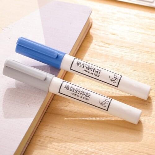 1 Piece Pen Shape Glue Stick Set with Spare Glue Strong Adhesives Glue for School Office Supplies