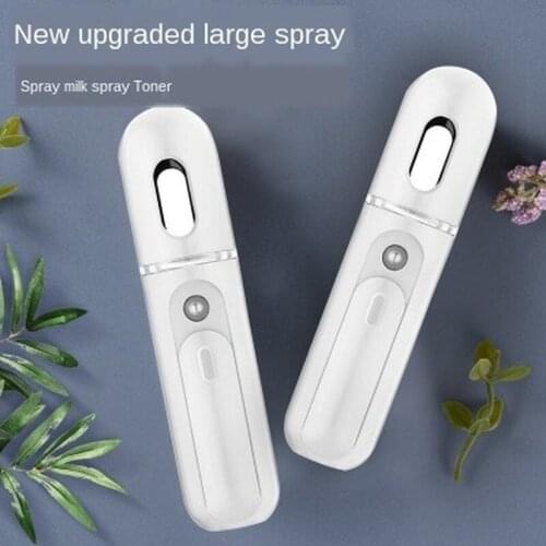 1PC Facial Steamer Nano Steamer Handy Mister Facial Mist Spray Moisture Face Sprayer Rechargeable Mini USB Charging Facial Spa
