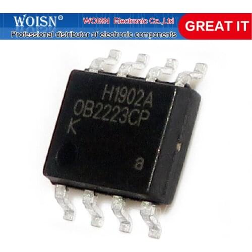10PCS OB2223CP SOP8 OB2223 SOP-8 SMD LCD chip new original In Stock