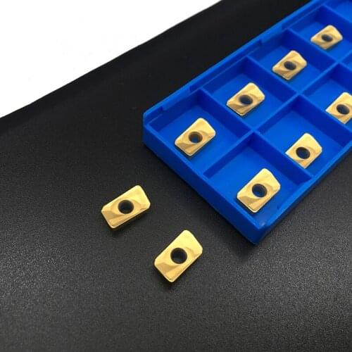 10PCS high quality APMT1135PDER H2 NC3020 PC9030 Milling Tool CNC lathe Carbide tools Processing stainless steel and steel