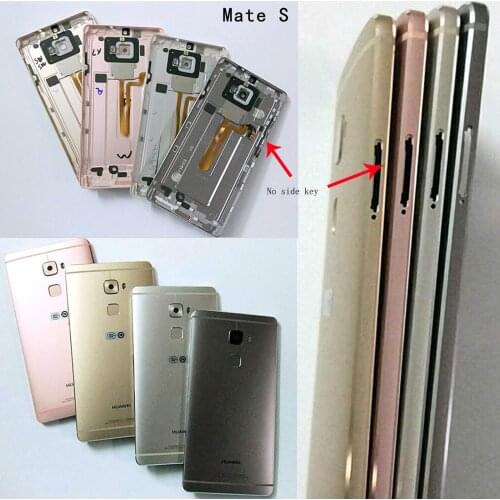 100% Orig New For Huawei Mate S CRR-L09 CRR-L29 CRR-CL00 UL20 UL00 5.5" Rear Back Door Housing Battery Cover with Side Key Lens