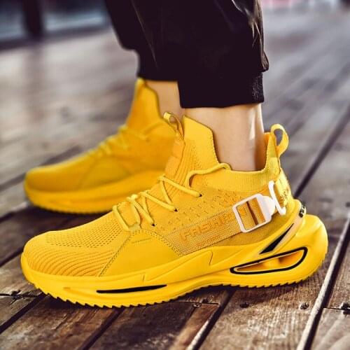 2020 Fashion Mesh Shoes For Men New Trending Breathable Mens Sneakers High Quality Casual Trainers Zapatillas De Deporte Hombre