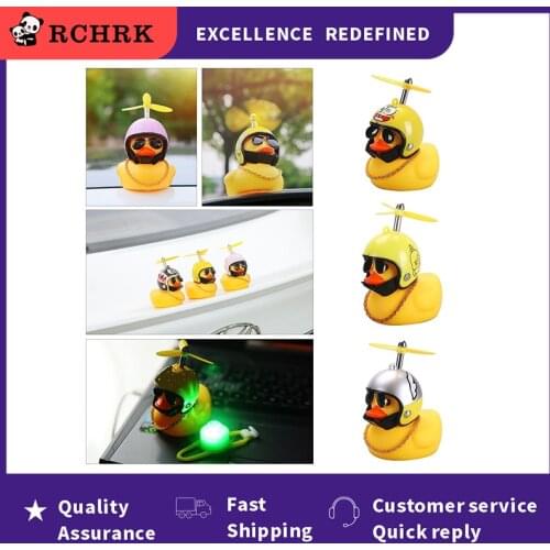 2021 New Fashion Car Duck with Helmet Broken Wind Small Yellow Duck Bike Light Road Bike Motor Helmet Riding Cycling Accessories