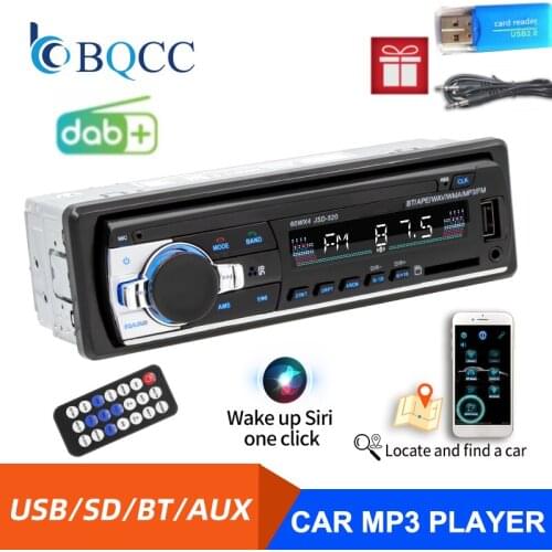 DAB Car Radio 1DIN Bluetooth Handsfree USB SD Card Autoradio Stereo Car Audio MP3 FM AUX LCD Dispaly Radio Audio Cassette Player