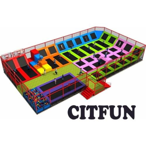 25*16m factory price trampoline park or sale CIT-TP222a