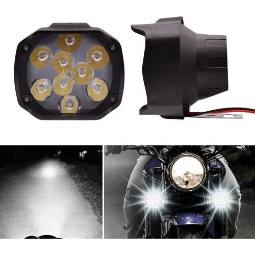 DC 12V Motorcycle Lamp LED Driving Headlight Fog Light Auxiliary Light For Suzuki GSXR600 GSXR750 GSXR1000 SV650 CBR600 Katana