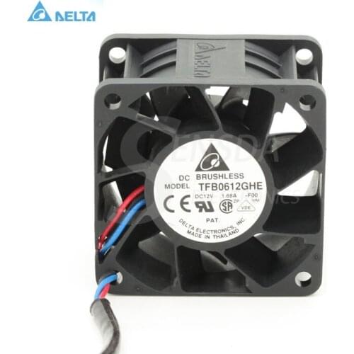 For delta TFB0612GHE 6038 6cm 60mm DC 12V 1.68A server inverter axial industrial case cooling fans