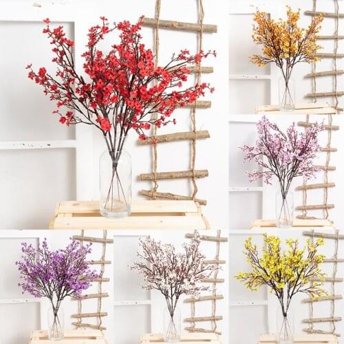 Gypsophila Artificial Flowers Fake Flowers BabyS Breath Simulation Flower High Quality For Wedding Home Hotel Party Decoration
