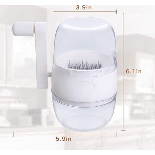 LBER Nut Chopper Grinder Hand Crank for Nuts Walnut Pecans, Kitchen MultiChopper Shredder for Making Toppings